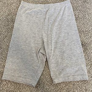 Grey bike shorts